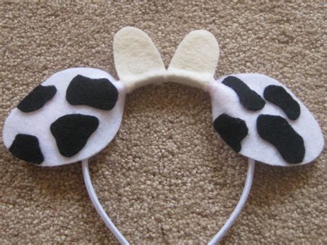 cow costume headband